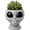 R2-A, variant on Fun Alien-Faced Planter Angry Smiling Shocked Winking Alien Expression Resin Head Pot Small Succulent Cactus Planter Indoor Outdoor Garden Novelty Decor Gift,E