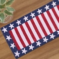 thumbnail image 5 of Patriotic Table Runner - 4th of July American Flag Freedom Stars Independence and Memorial Day for Holiday Kitchen Dining Table Home Decor - 13x54 Inches, 5 of 6