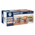thumbnail image 4 of 30-Piece Chafing Dish Set with Gel Fuel – Catering Kit for Parties & Events, 4 of 6