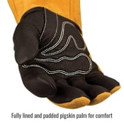 Black Stallion BSX BM88 Premium Pigskin & Cowhide MIG Welding Gloves, Large