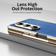 thumbnail image 3 of Allytechgroup Case for Samsung Galaxy Z Fold 7 with Screen Protector, Lens High Out Protection Non-Greasy Upgraded Anti-Drop Shockproof Protective Back Cover for Samsung Galaxy Z Fold 7, Blue, 3 of 12