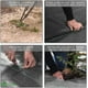thumbnail image 4 of Lona para mantillo de 2 m x 3 m, lona para jardín antimaleza, lona agrícola negra, barrera antirraíces, contra maleza, tela permeable al agua, 4 of 5