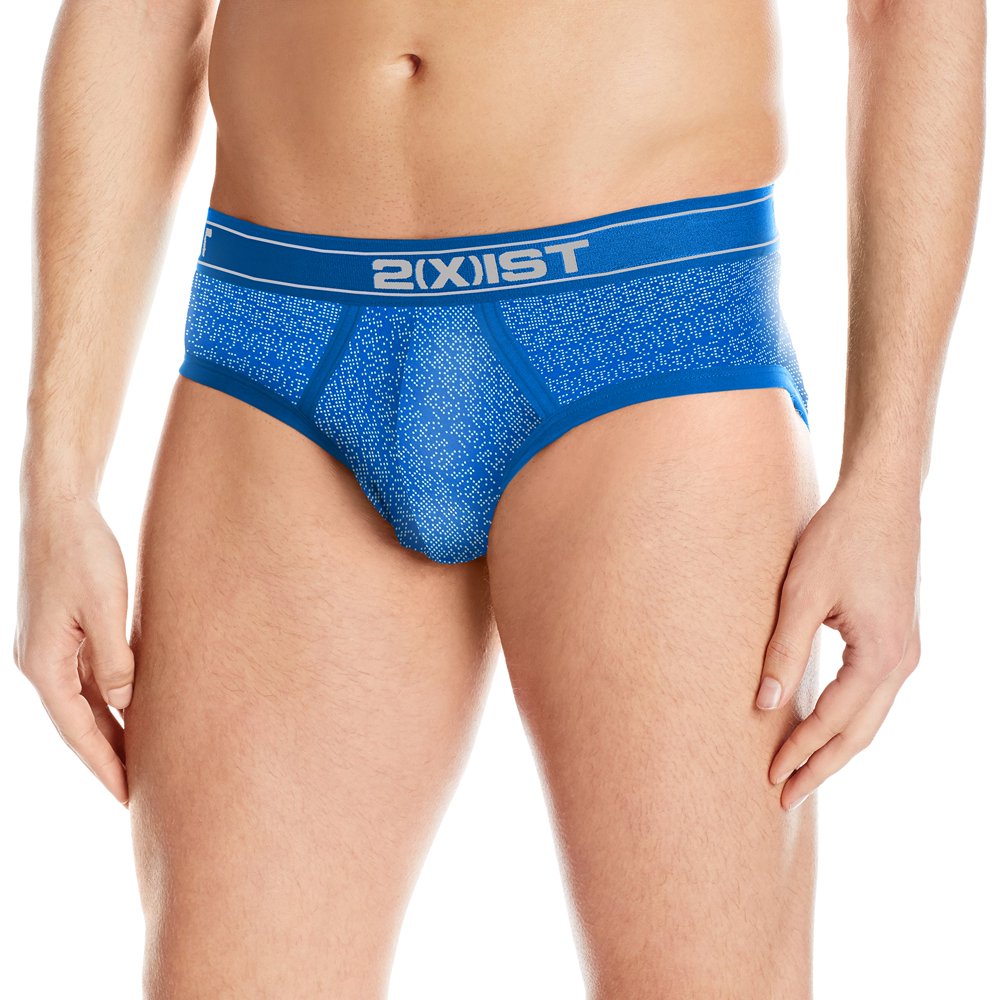 2(X)IST 2(x)ist NEW Blue Mens Size XL Dot Printed NoShow Brief