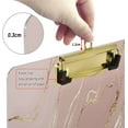 thumbnail image 4 of FMSHPON Rose Gold Marble Pink Stylish Clipboard Hardboard Wood Nursing Clip Board and Pull for Standard A4 Letter 13x9 inches, 4 of 8