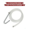 thumbnail image 6 of Towallmark 20 Gallon Electric Oil Drain Pan, 110V Pump With 8FT Hose, Low Profile Oil Change Pan, Rolling T Handle Design, For Trucks SUVs Buses RVs, Heavy Duty Oil Catch Pan, 6 of 7