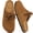 Brown, variant on Ecetana Women's Suede Clogs & Mules Cork Footbed Slip On Leather Mules Indoor Outdoor Sandals
