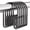 Black, variant on Shower Curtain Hooks, Non-Slip Plastic Shower Hooks for Shower Curtain, 12Pcs Clear Shower Hooks Large Double Hook Shower Curtain Hooks Rust Proof Shower Curtain Rings