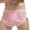 Pink, variant on AHTJRT Men's Mesh Booty Shorts 3 Inch Breathable Quick-Dry Smooth Lounge Active Swimming Shorts Ranger Panties White XXXL