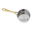 thumbnail image 2 of IH Casa Decor Mini Sauce En Acier Inoxydable Avec Poignée En Laiton 200 Ml - Ensemble De 2, 2 of 5