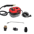 thumbnail image 2 of Lipstore High Temperature Steam Cleaner, Steam Cleaning Machine with Brush Heads, High Pressure Steam Cleaning Machine for Cars Toilet Red, 2 of 8