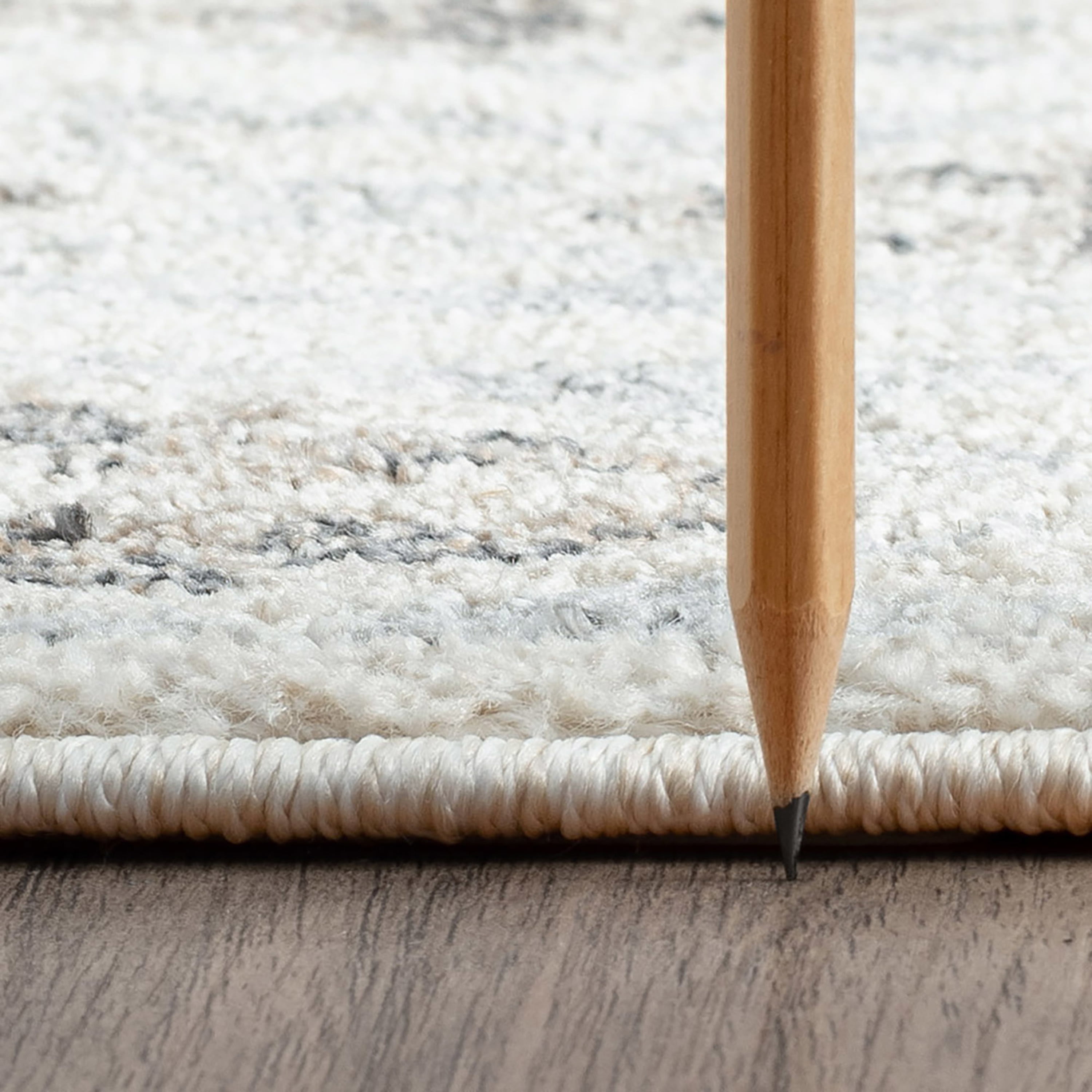 2x3 Modern Cream Small Area Rug, Throw Mat for Indoor Entry | Ideal for Kitchen or Bathroom Rugs 2' x 3'