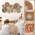 thumbnail image 4 of Cesta de pared con decoración bohemio de Xuhal, 6 tamaños, hecha a mano, 4 of 6