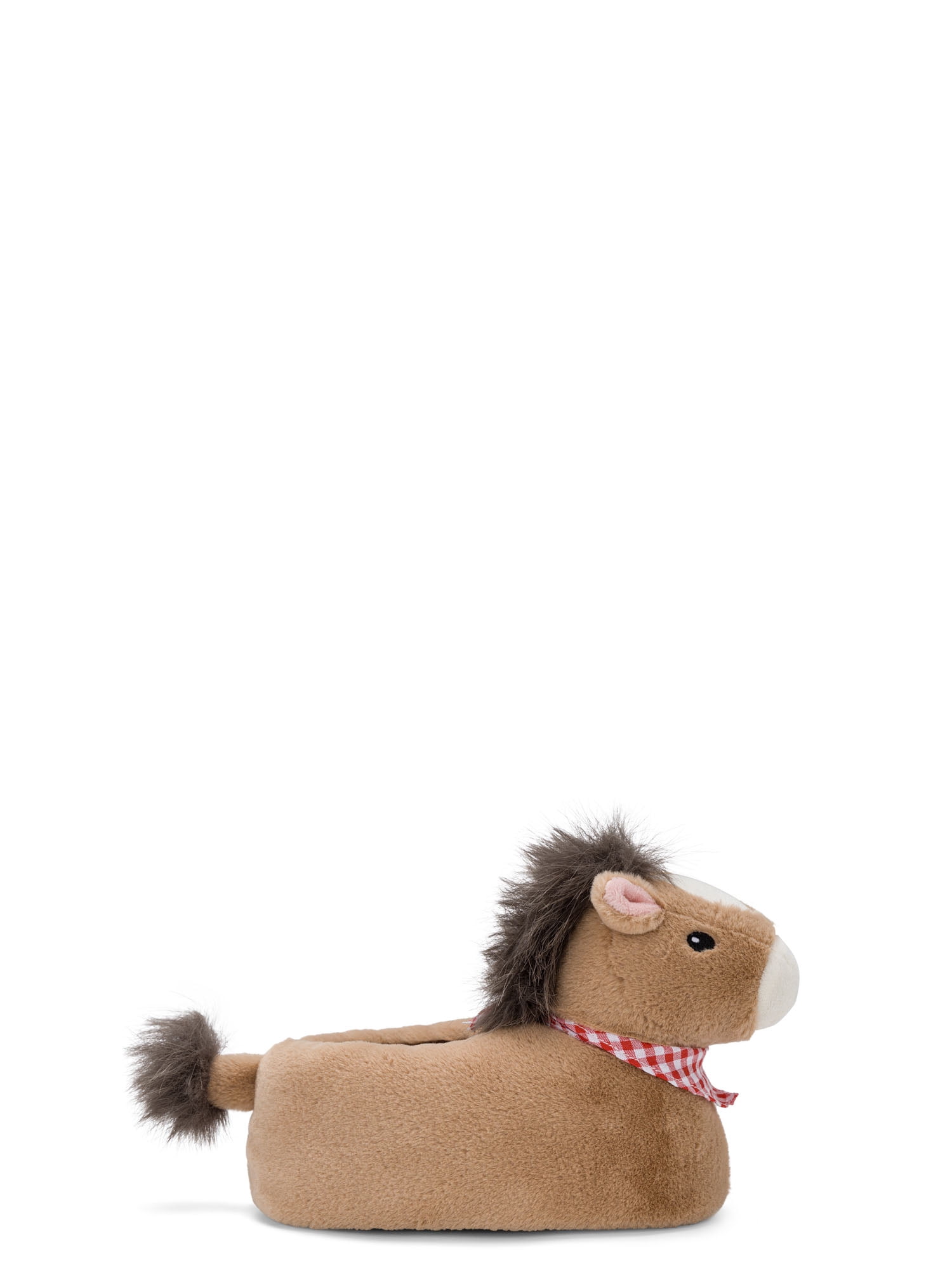 Wonder Nation Toddler, Little and Big Girls Horse Slipper