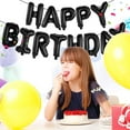 thumbnail image 4 of Happy Birthday Balloons Banner 3D Lettering Mylar Foil Letters , Inflatable Party Decor and Event Decorations for Kids and Adults , Reusable, Ecofriendly Fun, 4 of 6