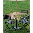 thumbnail image 4 of nqOlkjepod Pink Spring Floral Outdoor Tablecloth with Umbrella Hole & Zipper, Pastoral Summer Flowers Square Table Cover 54x54 Inch, Dining Waterproof Table Cloth Protector for Patio/Party/Picnic, 4 of 7