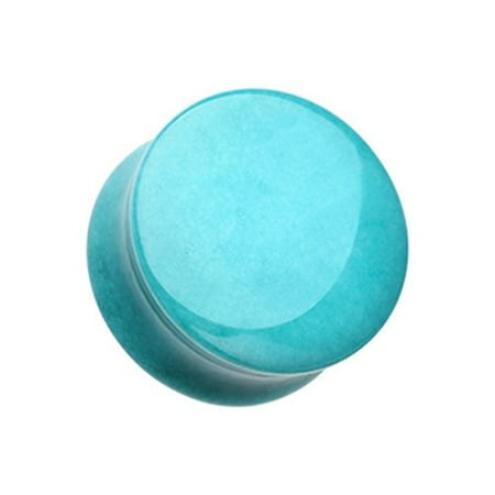 

Chalcedony Stone Double Flared Ear Gauge Plug