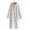 White, variant on Women's Loose Hooded Robe - Thick Plush Coral - Long Sleeve Bathrobe with Pockets, Warm for Autumn/Winter, Two Sizes