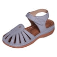 thumbnail image 2 of Dakaela Closed Toe Sandals for Women 2026 Comfortable Dressy Platform Wedges Ankle Strap Orthopedic Wide Width Walking Shoes (8.5,Grey), 2 of 8