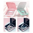 thumbnail image 2 of Luxury White Retainer Case with Mirror Orthodontic Aligner Case Dental Mouth Guard Case, 2 of 8
