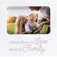 thumbnail image 1 of Kate & Milo Family Photo Keepsake Frame, New Baby Gift, New Mom Gift, Expecting Parents Gift, Where There Is Love There Is Family Picture Frame, White, 1 of 5