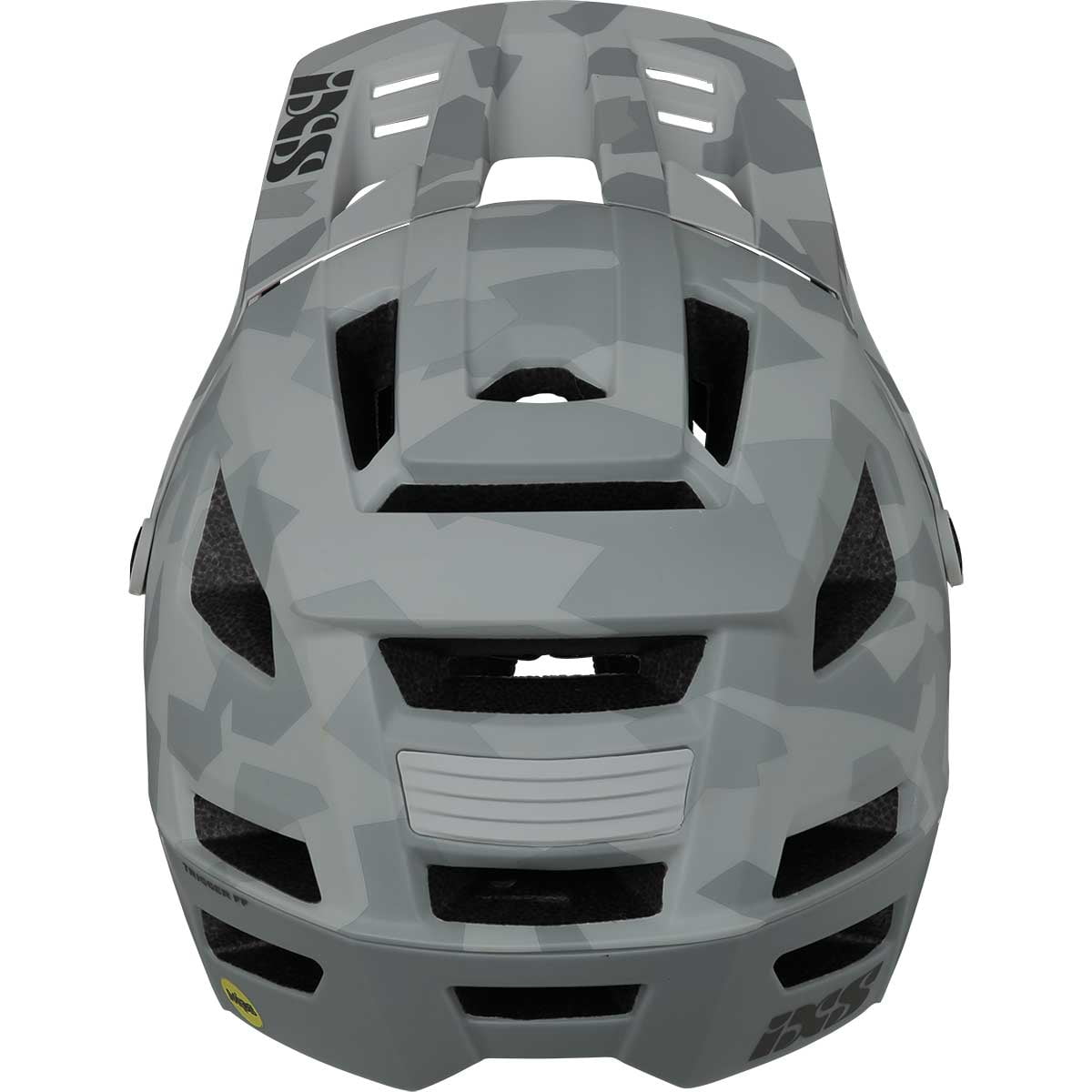 iXS Trigger FF MIPS Enduro Mountain Bike Full Face Helmet Grey Camo,  XS(49-54cm)