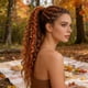 thumbnail image 5 of Coleta Cola de caballo elástica con trenza sucia,1 unidad,extensión de cabello sintético para mujer,postizo de cola de caballo con clip para peinado diario (70 cm). Rkxzt, 5 of 9