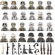 thumbnail image 3 of 10 uds/lote Ww2 figura militar alemana bloques 4 lados impresos americano Suvit juguetes para niños kaili Sencillez, 3 of 4