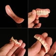 thumbnail image 4 of Soporte dental de silicona Retenedor de dientes reutilizable Cubierta ajustable universal Adultos Mujeres Hombres Cuidado personal Accesorios de salud Parte superior e inferior Inevent CE011587-03, 4 of 7