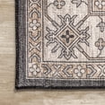 thumbnail image 6 of nuLOOM Mollie Machine Washable Traditional Border Area Rug, 3' x 5', Charcoal, 6 of 11
