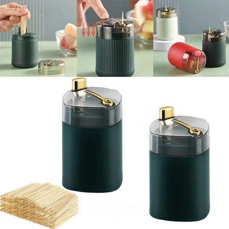 

Off Promotions! Huayishang Desktop Dress up Pop-Up Automatic Toothpick Dispenser +Cqc221221004 Property 2Pc B Room Decor Clearance Sale