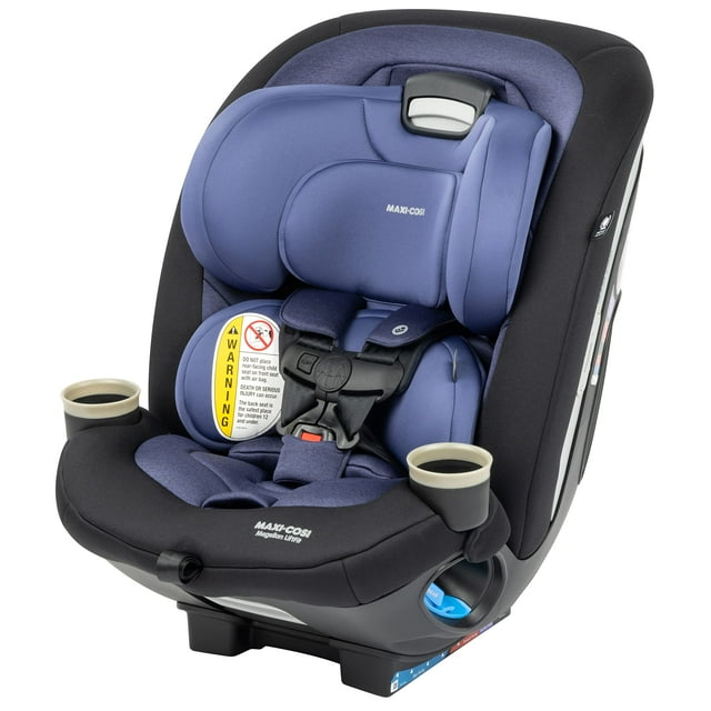 Maxi-Cosi Magellan LiftFit Asiento convertible todo en uno para automóvil, sistema de asientos 5 en 1 para niños desde el nacimiento hasta los 10 años (5-100 lbs), Aegean Storm