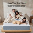 thumbnail image 4 of Full Size Mattress, 6 Inch Full Mattress, Basic Graphite Cooling Memory Foam Mattress in a Box, Pressure Relief with Medium Firm Support, CertiPUR-US Certified, 75''L x 54''W, 4 of 9