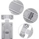 thumbnail image 3 of 2 Pack Stainless Steel Door Latches Door Bolts Sliding Bolts Surface Mounted Slide Bolt For Indoor And Outdoor, 2 Inches, 3 of 5