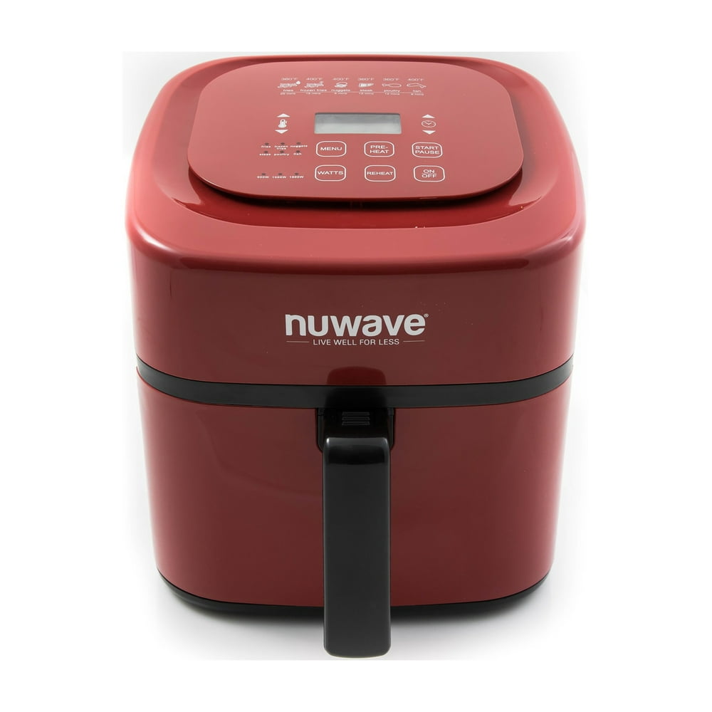 NuWave 37057 6-Quart Digital Air Fryer, Red