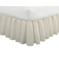 thumbnail image 2 of Fresh Ideas Bedding Ruffled Bedskirt, Classic 14閳?drop length, Gathered Styling, Twin, Ivory, 2 of 4
