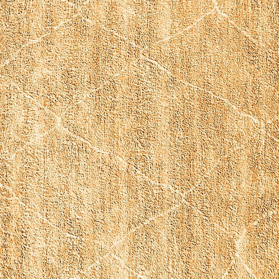 Ahgly Company Indoor Square Solid Orange Modern Area Rugs, 6' Square