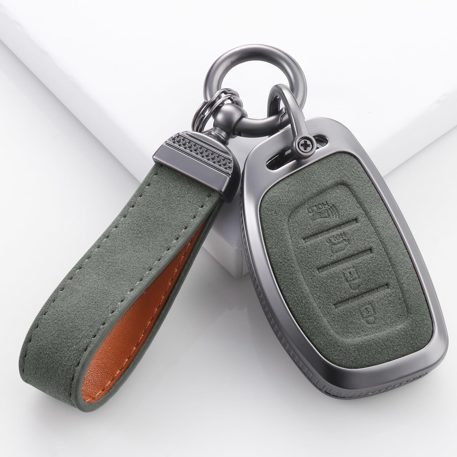 for Hyundai Key Fob Cover, Full Protection Key Case Shell Compatible with Hyundai Elantra Ioniq Sonata Tucson Elantra GT 4 Buttons