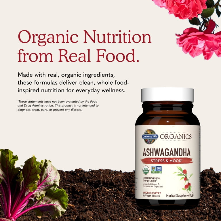 Garden of Life Organics Ashwagandha, 60 Vegan Capsules photo 6