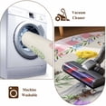 thumbnail image 7 of Round Area Rug 3 Ft, Easter Washable Non-Slip Circle Carpet for Living Room/Bedroom, Spring Bunny Botanical Flowers Herbs Eggs Plaid Low-Profile Small Floor Mats Collection Rugs for Indoor, 7 of 7