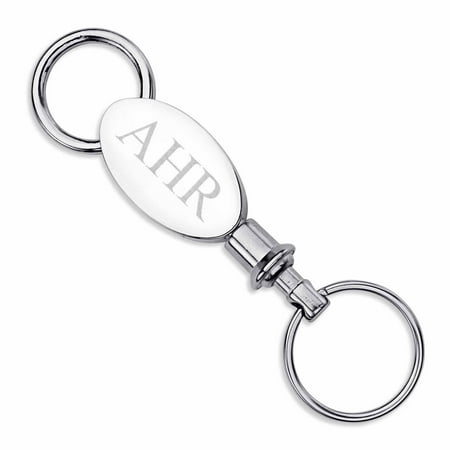 Personalized Oval Valet Key Chain