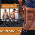 thumbnail image 5 of XL Sauna Shapers-Chaleco de entrenamiento para hombre, camiseta sin mangas para mejorar el sudor, ropa moldeadora adelgazante Premium, camisa ajustada para atrapar el calor en la, 5 of 5
