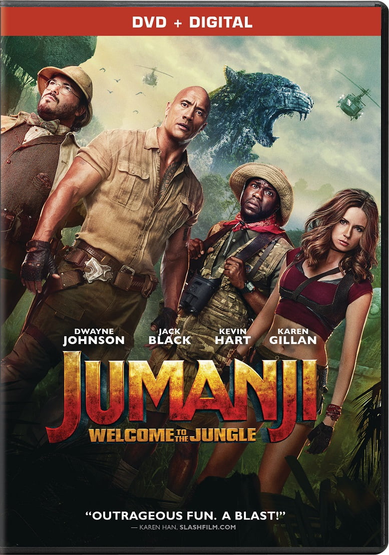 Jumanji: Welcome To The Jungle (DVD + Digital Copy) - Walmart.com