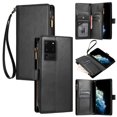 thumbnail image 1 of Compatible with Samsung Galaxy S20 Ultra 5G Wallet Case Premium Zipper Large Space Flip PU Leather Cover, 1 of 5