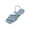 Light Blue_009, variant on Domuza Strappy Sandals for Women Square Toe Dressy Summer Cute Vacation Ankle Strap Slip on Sandal Shoes Black 8.5(EU-41)