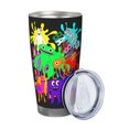 thumbnail image 2 of Vaso de 20 oz Garten Of BanBan, taza de viaje para café con aislamiento al vacío de acero inoxidable, taza de café, taza de viaje con tapa, taza térmica para exteriores, 2 of 8