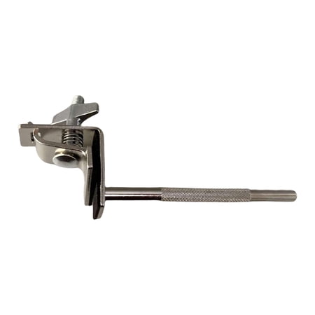 Aluminum Drum Cowbell Holder, Drum Cowbell Clamp Cowbell Mount Holder Percussion Mounting Bracket Hardware for Instrument Accs Part , Without Clip