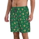 thumbnail image 2 of Balery Boba Milk Tea Traje de Baño Estilo Hawaiano para Hombre, Shorts de Secado Rápido con Bolsillos-Small, 2 of 6