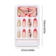 thumbnail image 3 of 24pcs Glossy French Tip Press On Nail Fashionable and Comfortable Stick on Nail Manicure Nail Decors for Fashion Women, 3 of 4