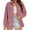 Pink, variant on Women Corduroy Shirts Shacket Jacket Casual Long Sleeve Button Down Blouses Tops
