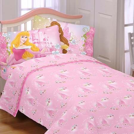 Disney Princess Microfiber Bedding Sheet Set - Walmart.com